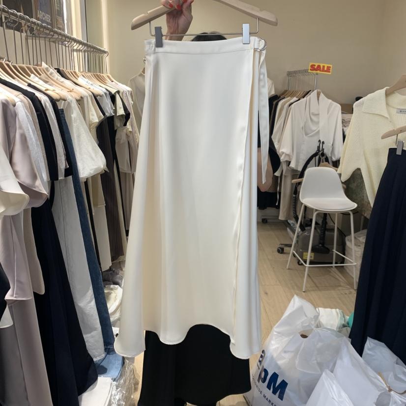 ARCHER東大門實拍韓國女士新品職業人氣26春夏26夏季長裙絲綢ARCHER長裙