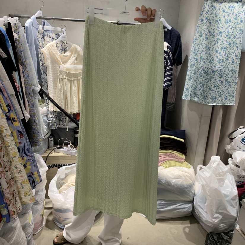 LOGROAD韓國直郵女裝新品26夏季人氣推薦熱賣時尚職業長裙LOG ROAD長裙