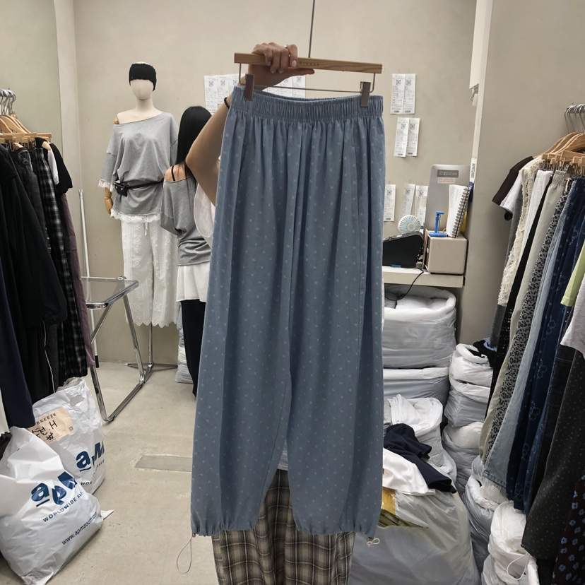 BREEZE韓國直郵女士新品休閑26夏季26春夏推薦休閑褲人字紋BREEZE休閑褲