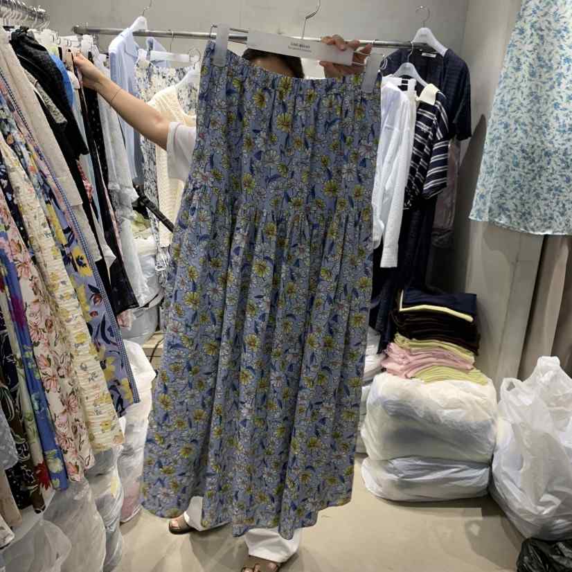 LOGROAD韓國東大門直郵女士新款熱賣推薦26夏季休閑職業長裙LOG ROAD長裙