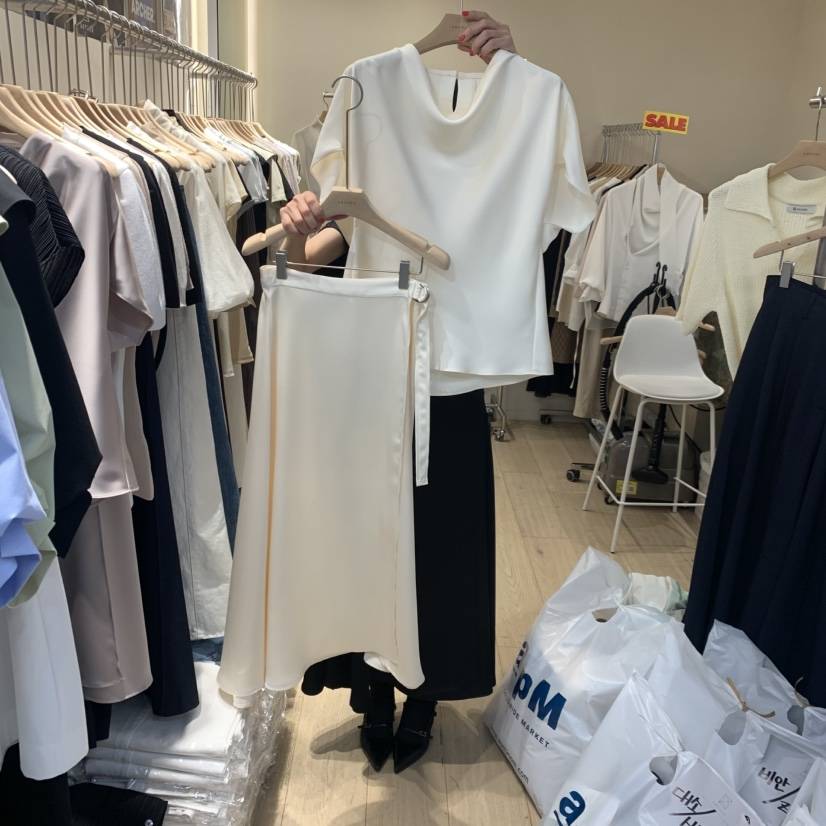 ARCHER韓國東大門直郵女裝新品人氣休閑熱賣時尚套裝絲綢ARCHER套裝