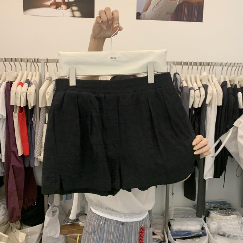 MAG韓國直郵實拍女士新品26春夏人氣休閑26夏季時尚短褲刺繡MAG短褲