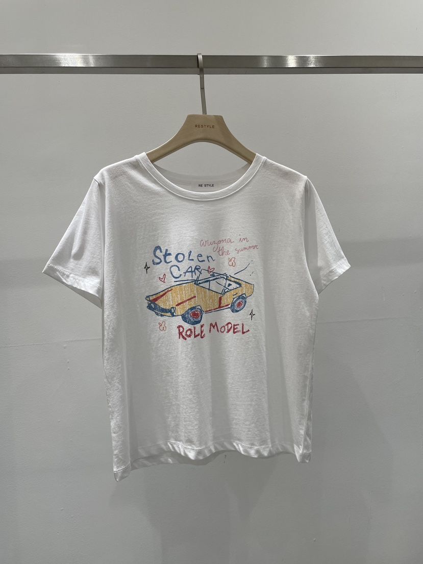 RE STYLE-Q東大門實拍韓國女裝新品26春夏推薦職業26夏季T恤RE STYLET恤
