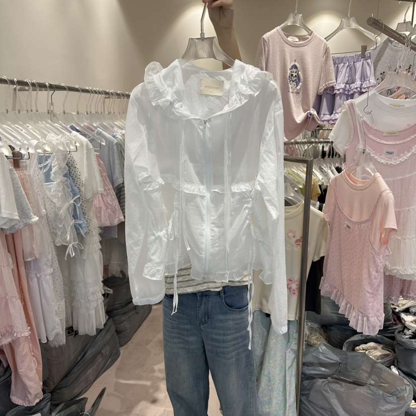 MIMME/LOOKK韓國代購女士新款推薦時尚夾克不含內搭荷葉邊MIMME/LOOKK夾克