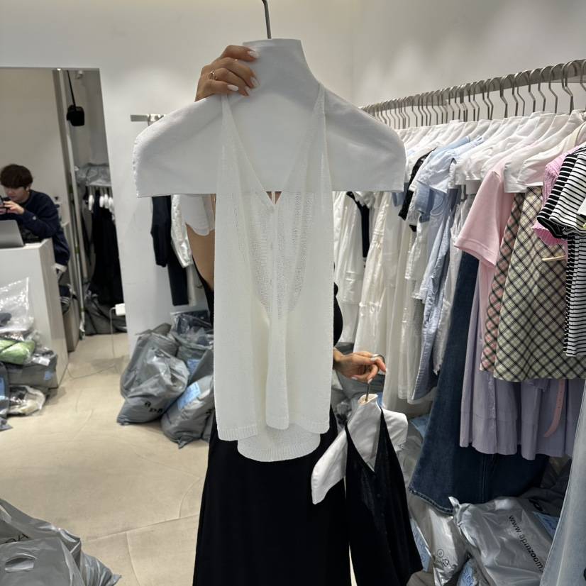 RICH SISTER韓國直郵女士新款休閑26春夏職業推薦吊帶背心RICH SISTER吊帶/背心