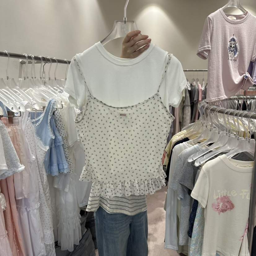 MIMME/LOOKK韓國東大門直郵女士新品休閑套裝網眼套裝緞MIMME/LOOKK套裝