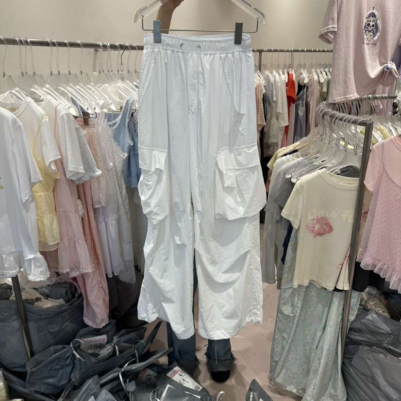 MIMME/LOOKK東大門實拍韓國女士新款職業推薦休閑褲工裝褲MIMME/LOOKK休閑褲