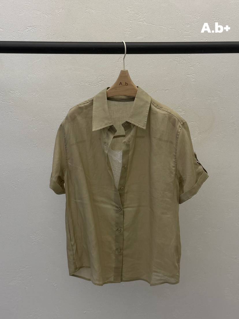 AUTUMN BEIGE PLUS韓國直郵女裝新品26春夏襯衫蕾絲衫不含內搭A.b/AUTUMN BEIGE襯衫/蕾絲衫