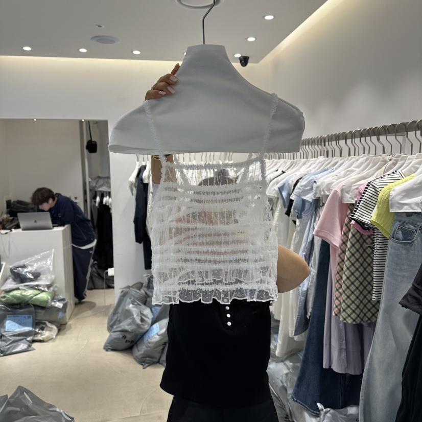 RICH SISTER韓國直郵實拍女士新品職業26夏季人氣吊帶背心RICH SISTER吊帶/背心