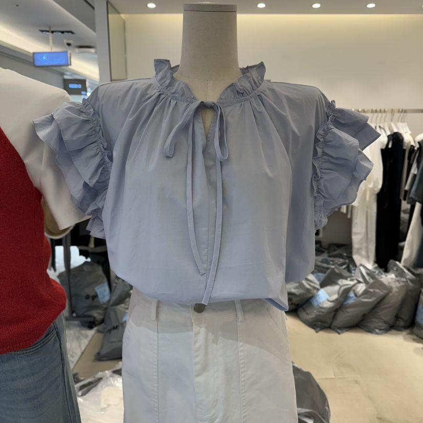 RICH SISTER東大門實拍韓國女士新品職業26春夏襯衫蕾絲衫RICH SISTER襯衫/蕾絲衫