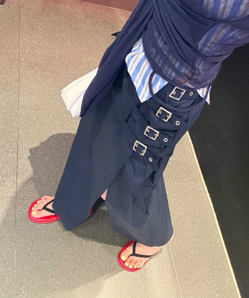 DENVER韓國東大門代購女裝新款休閑職業26春夏人氣熱賣長裙DENVER長裙