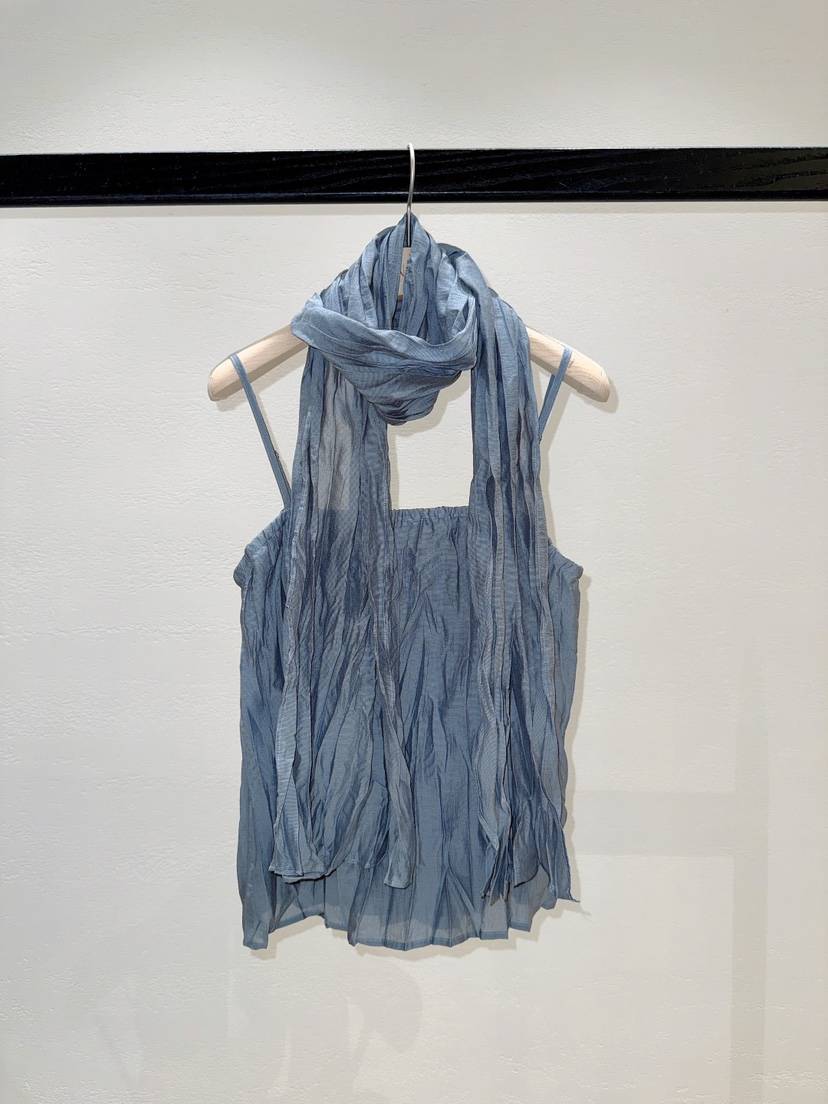 NDE韓國代購女士新品人氣推薦休閑26春夏時尚吊帶背心含圍巾BOHEME_NDE吊帶/背心