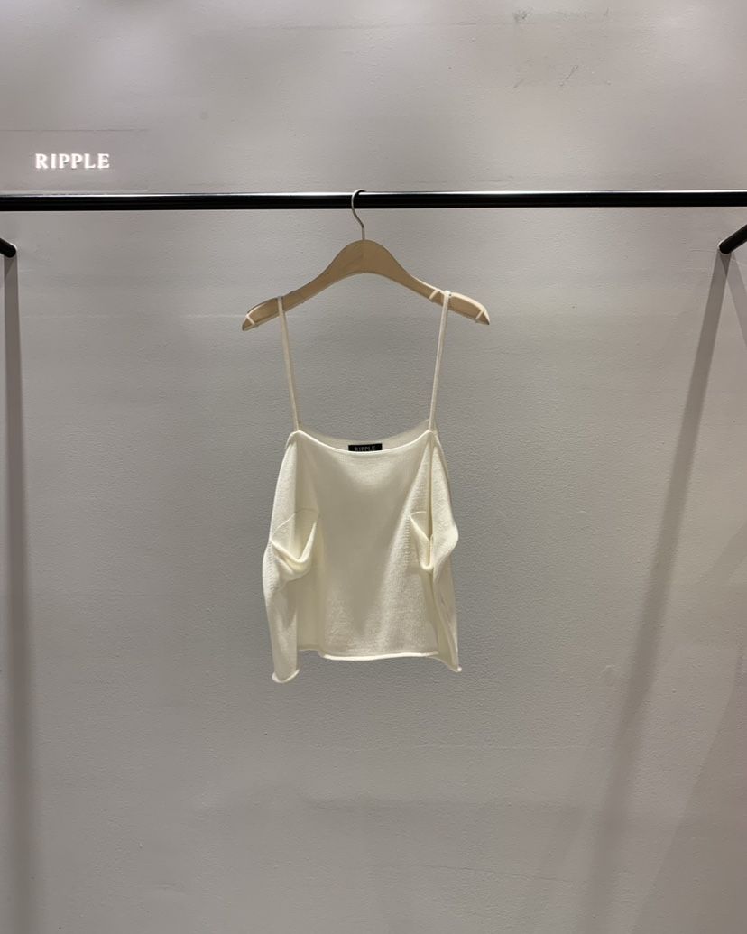 RIPPLE-P東大門實拍韓國女士新品休閑人氣26夏季吊帶背心RIPPLE-P吊帶/背心