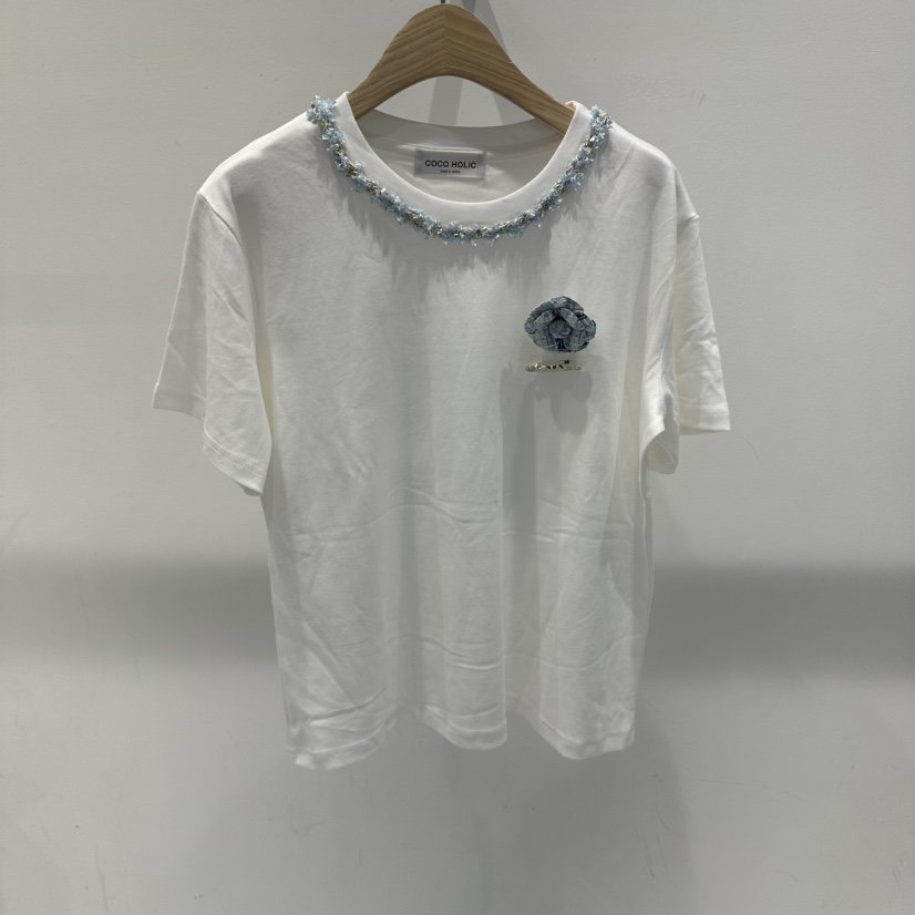COCO HOLIC東大門實拍韓國女裝新品時尚26夏季職業26春夏T恤COCO HOLICT恤