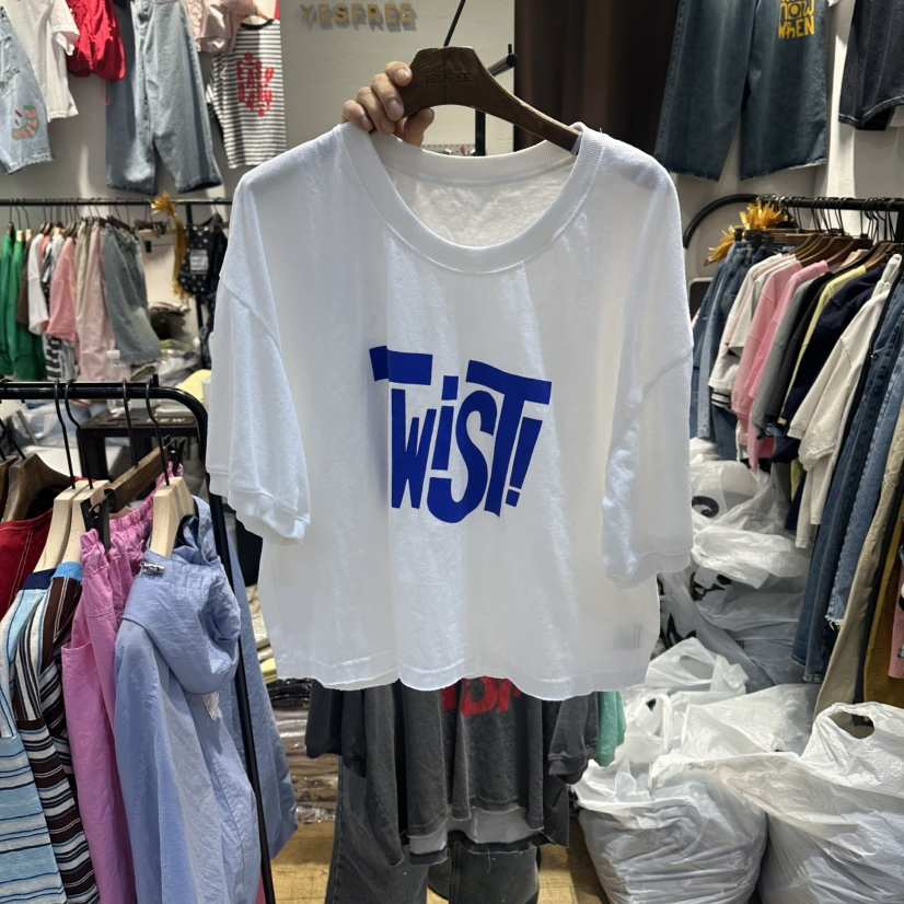 YESFREE韓國直郵女裝新品熱賣時尚26春夏職業26夏季人氣T恤YESFREET恤