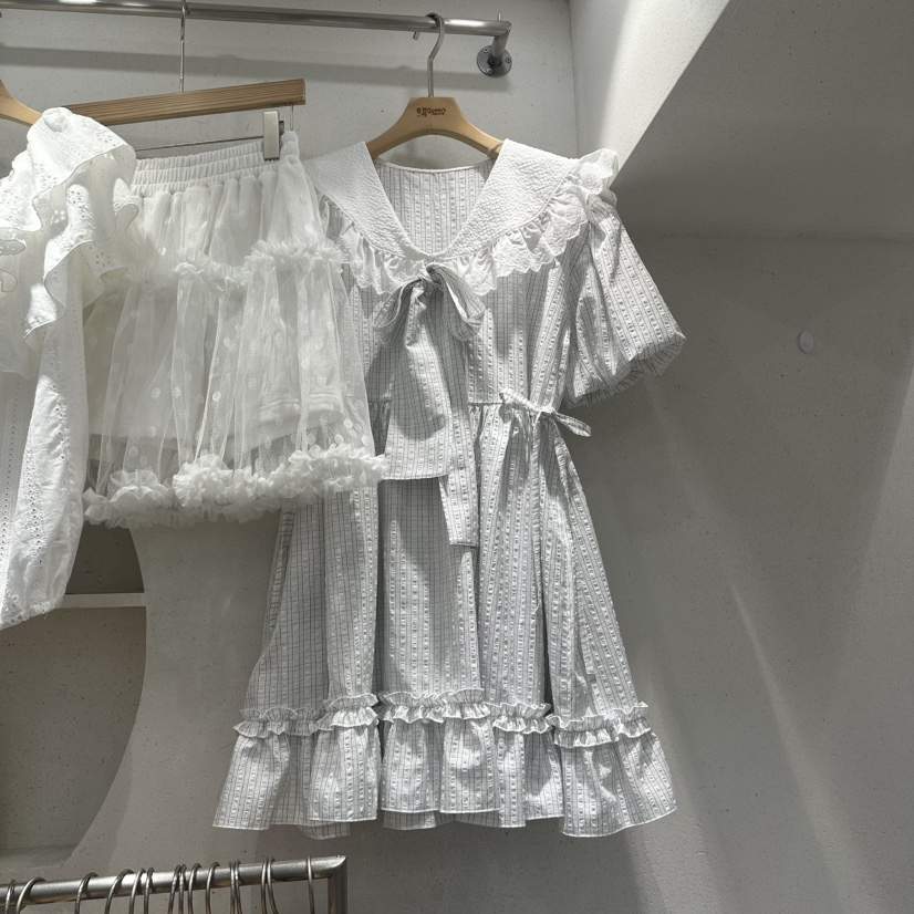 VIRUS韓國東大門代購女士新品26春夏休閑人氣時尚職業連衣裙VIRUS連衣裙