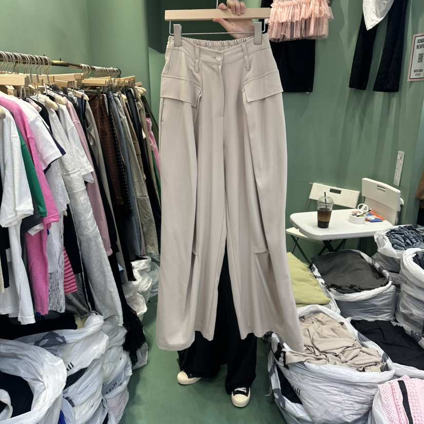 ROMANTIC NEWYORK韓國直郵女裝新品時尚熱賣26春夏休閑褲口袋ROMANTIC NEWYORK休閑褲