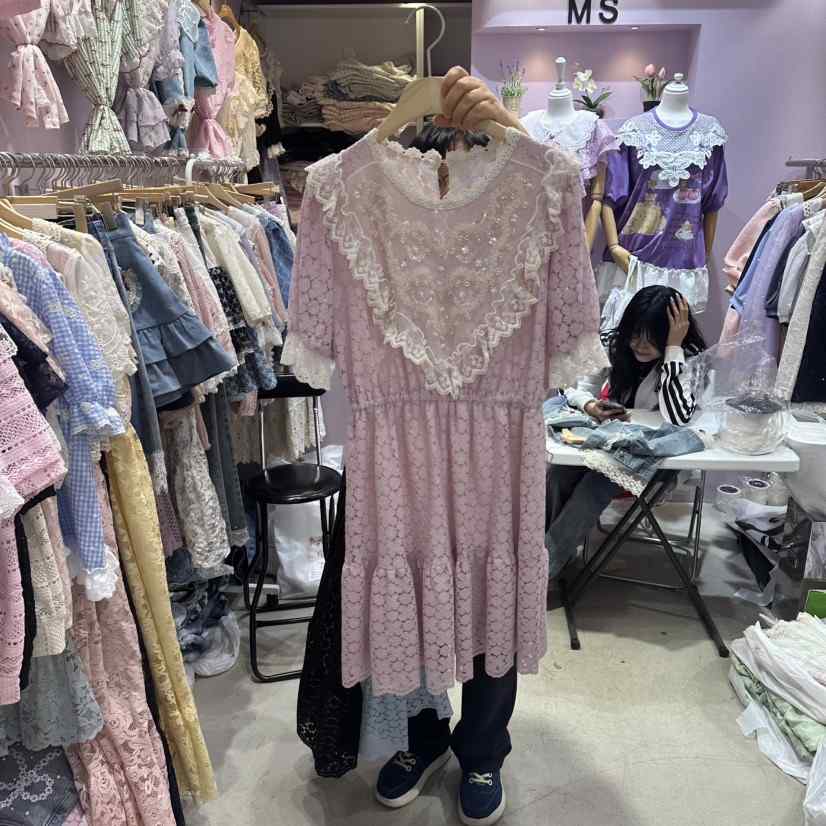 MS韓國東大門代購女裝新品職業時尚人氣推薦26夏季連衣裙MS連衣裙