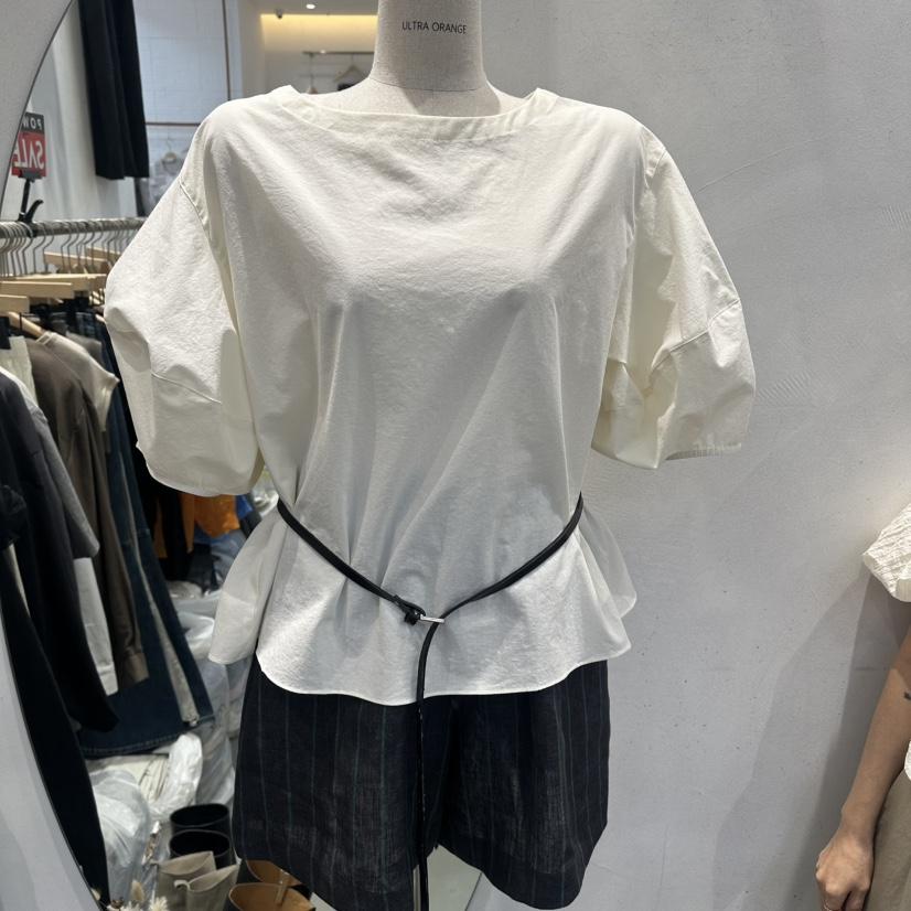 GILT韓國直郵女裝新款休閑人氣26春夏襯衫蕾絲衫不含腰帶GILT襯衫/蕾絲衫