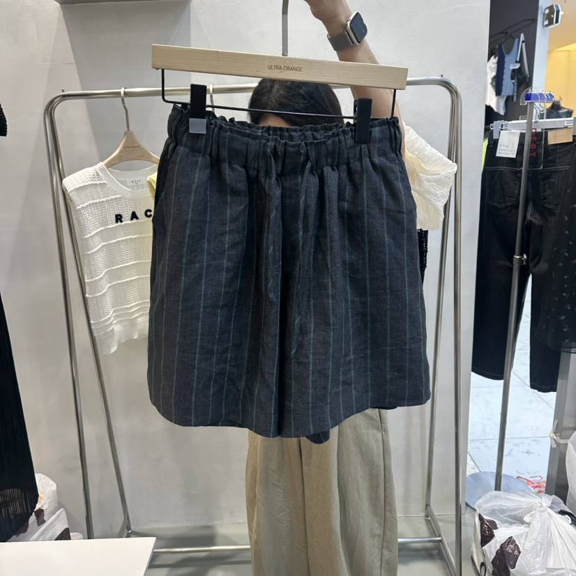 GILT韓國代購女裝新款職業人氣推薦熱賣休閑時尚短褲亞麻布GILT短褲