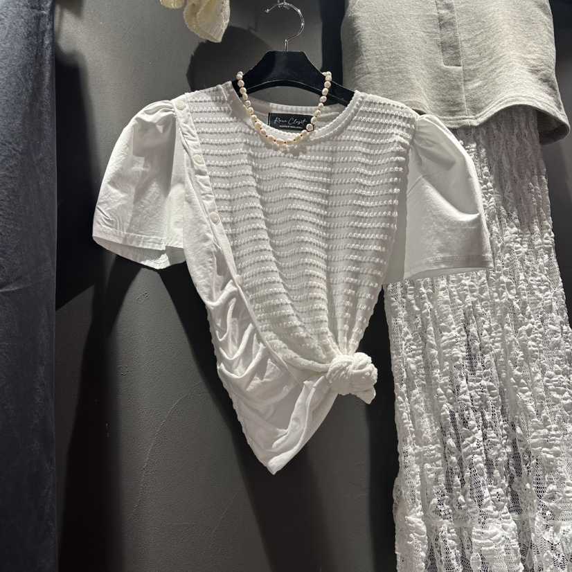 RARE CLOSET韓國東大門直郵女裝新款26夏季人氣T恤不含項鏈RARE CLOSETT恤
