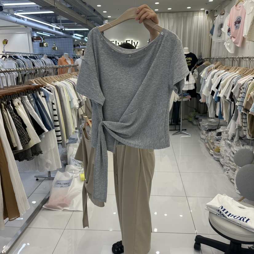 FLYFLY/LULULALLA/LIVE韓國東大門代購女士新品26春夏T恤FLYFLY/LULULALLA/LIVET恤