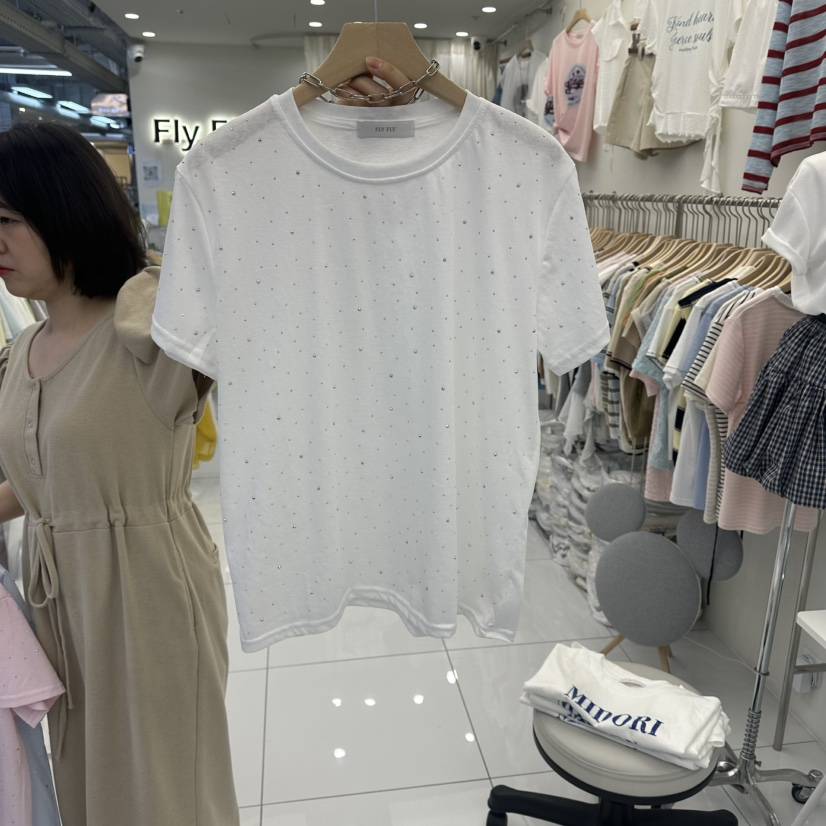 FLYFLY/LULULALLA/LIVE東大門實拍韓國女士新品時尚T恤FLYFLY/LULULALLA/LIVET恤