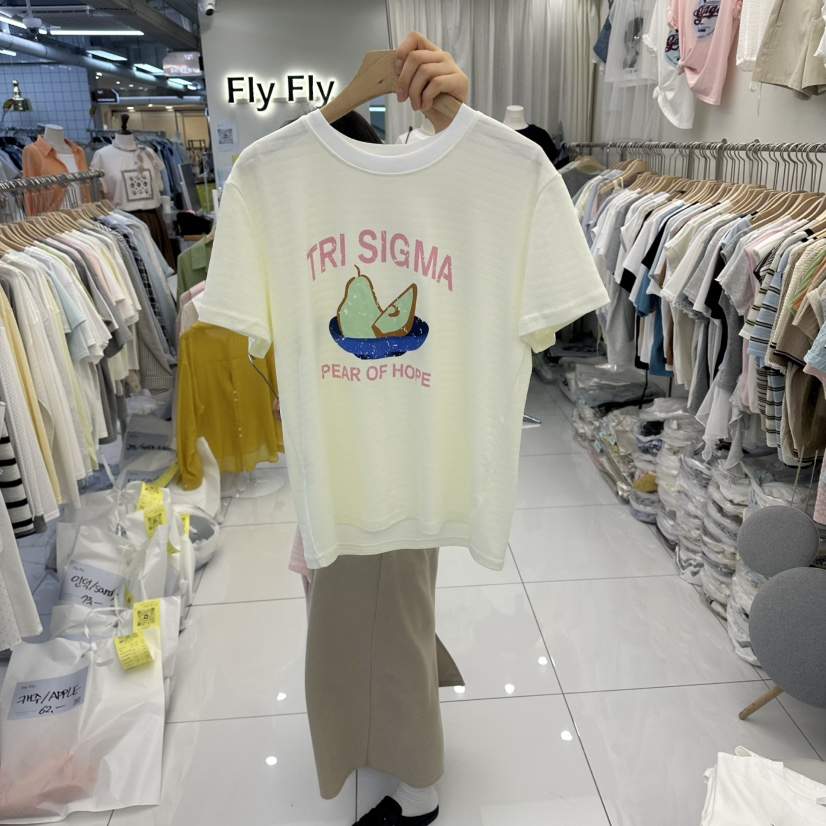 FLYFLY/LULULALLA/LIVE韓國直郵女裝新款熱賣推薦職業T恤FLYFLY/LULULALLA/LIVET恤