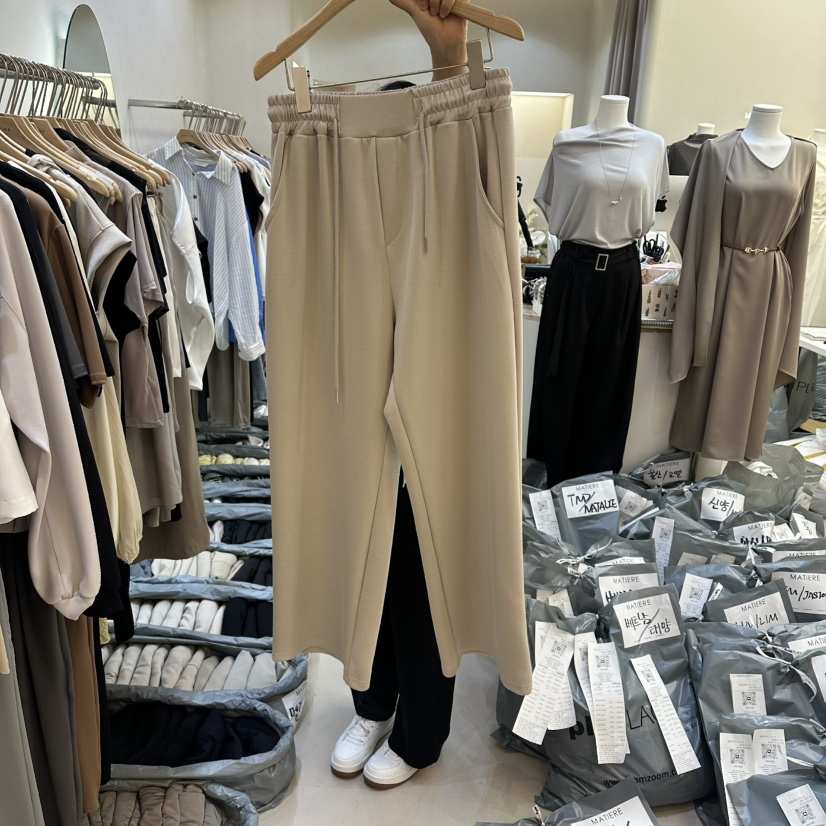 MATIERE韓國直郵女裝新品26春夏職業熱賣人氣推薦26夏季休閑褲MATIERE休閑褲