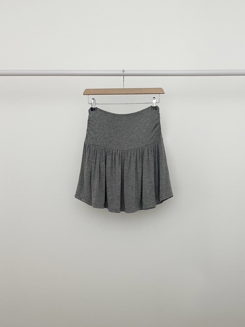RE:OPENING韓國東大門代購女士新品26夏季時尚26春夏短裙褶皺RE:OPENING短裙