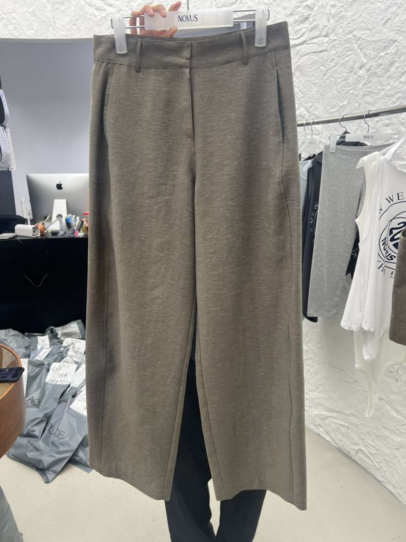 NOVUS韓國直郵女士新品時尚人氣推薦休閑職業休閑褲不含腰帶NOVUS休閑褲