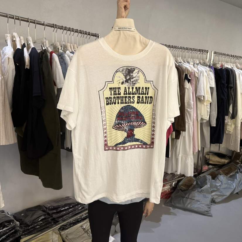 DOUBLE STANDARD/LE SMOKING/MAISONSTAFF韓國東大門代購女士新款推薦T恤MAISONSTAFFT恤