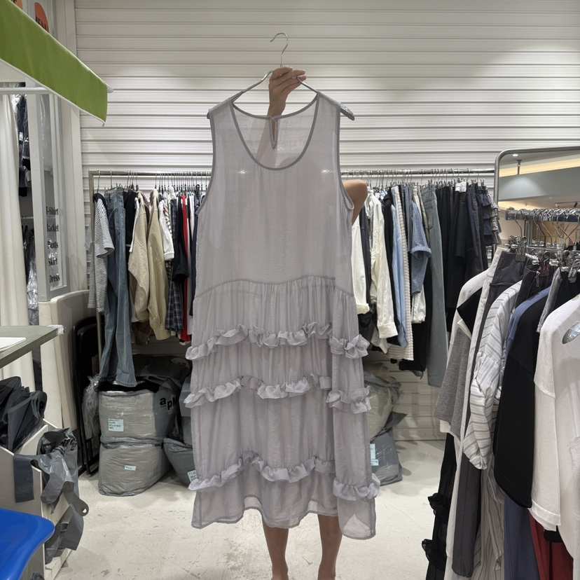 BRICKLANE韓國代購女裝新款26夏季26春夏推薦時尚連衣裙多層BRICKLANE連衣裙