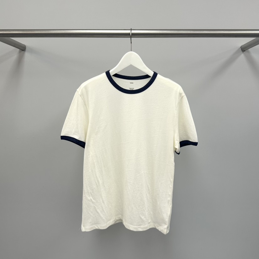 WATER/RIVER韓國直郵實拍女士新品26春夏時尚26夏季T恤撞色WATER/RIVERT恤