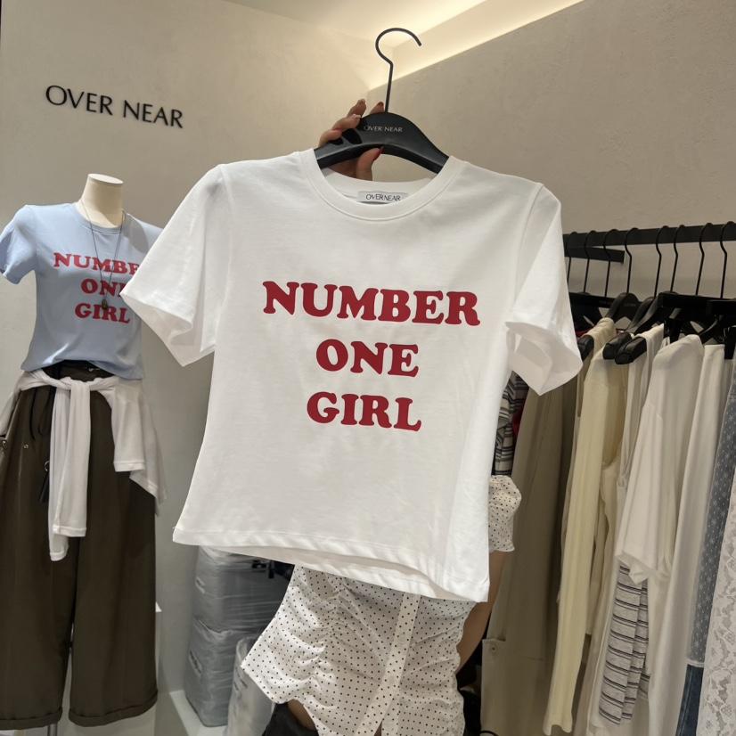 OVER NEAR韓國代購女士新款人氣推薦熱賣休閑時尚26夏季T恤OVER NEART恤