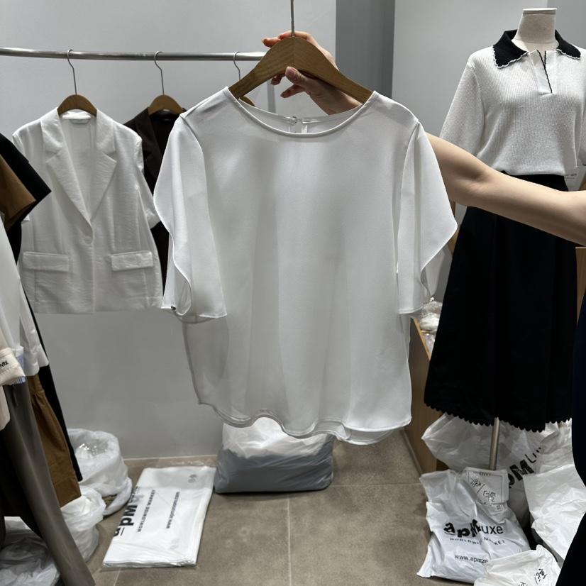 ENVY韓國東大門代購女士新品休閑推薦職業時尚襯衫蕾絲衫ENVY襯衫/蕾絲衫