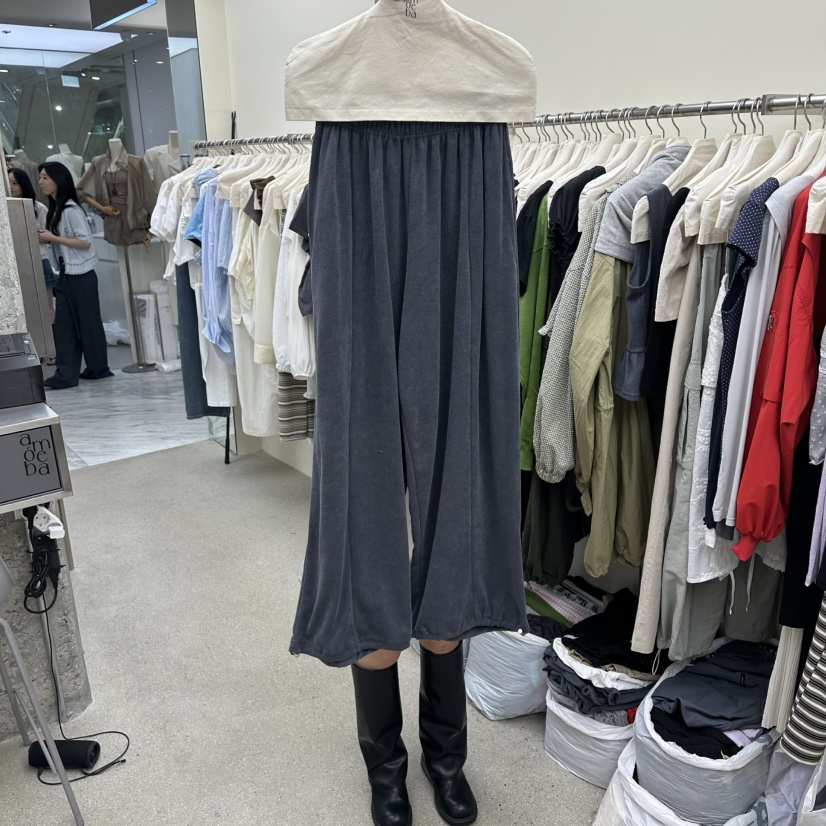 AMOEBA韓國代購女士新款26夏季推薦時尚職業休閑熱賣休閑褲AMOEBA休閑褲