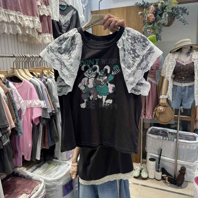 MARI CO韓國東大門直郵女士新品26夏季休閑26春夏職業T恤MARI COT恤