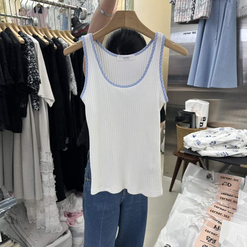 CORNER韓國東大門直郵女士新款熱賣26春夏推薦休閑吊帶背心CORNER.302吊帶/背心