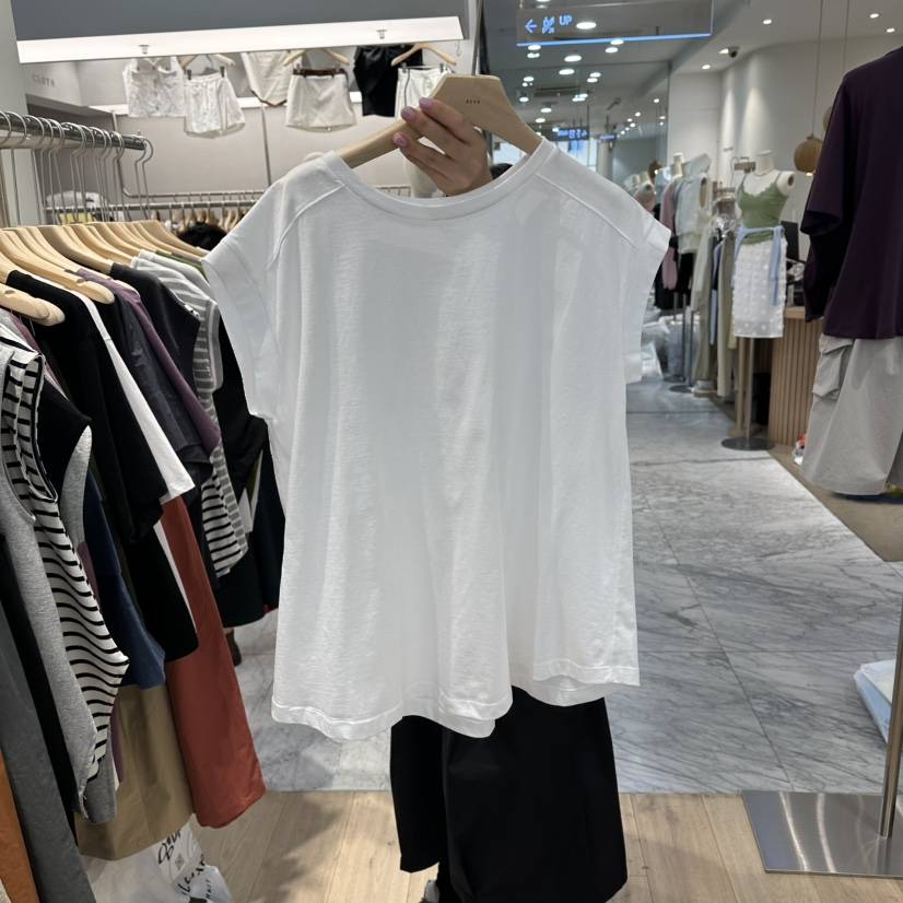 REVE-L韓國東大門代購女裝新款26春夏時尚襯衫蕾絲衫褶皺REVE-L襯衫/蕾絲衫