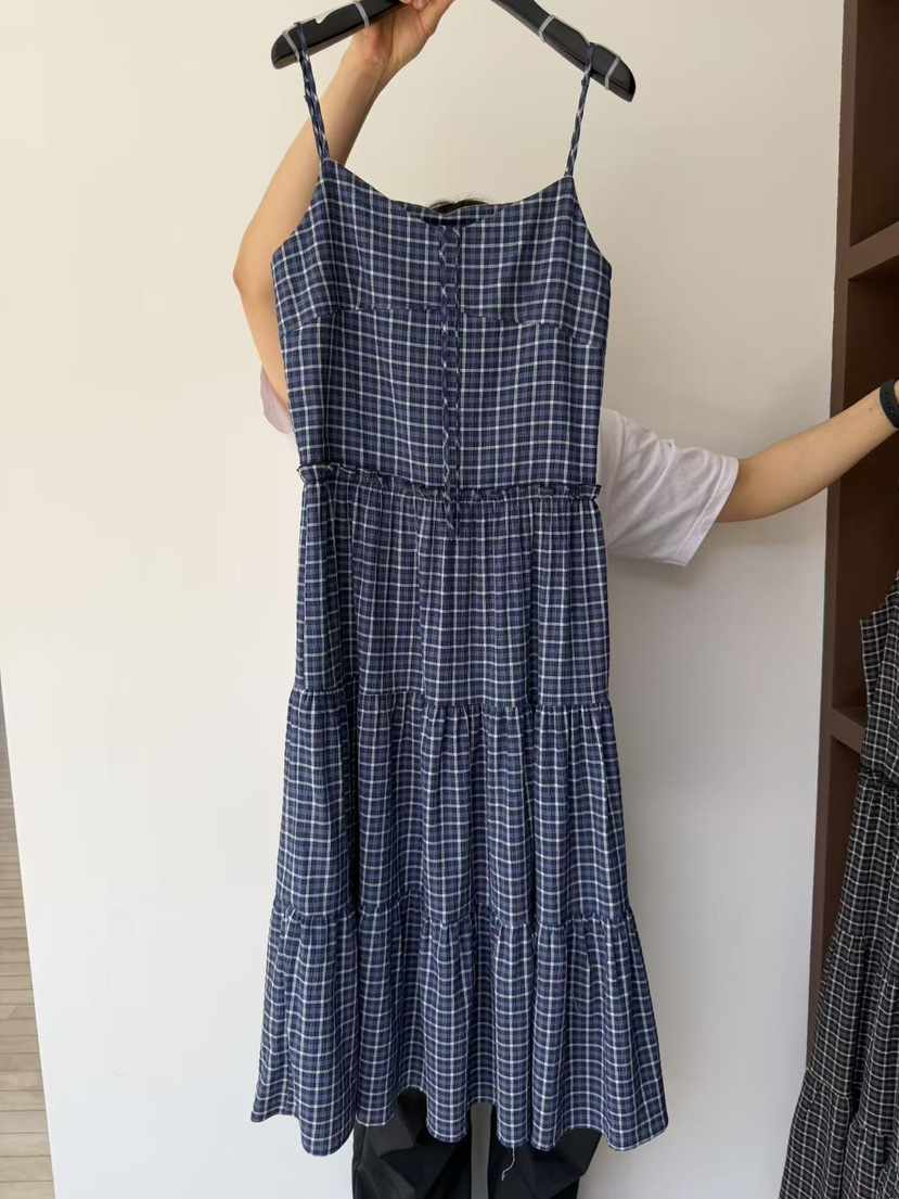 ARKIE/TAF韓國直郵女裝新款26春夏休閑時尚推薦連衣裙格子ARKIE/TAF連衣裙