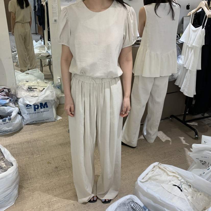 W AND J東大門實拍韓國女士新品26春夏熱賣職業套裝套裝W AND J套裝