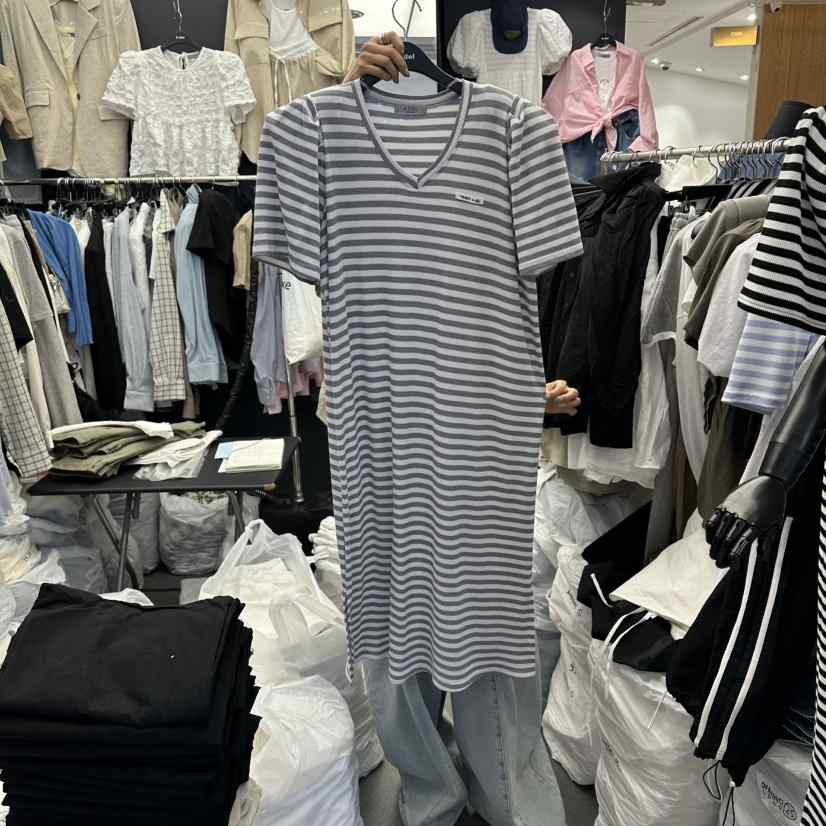 A-DEL韓國直郵女士新品職業休閑時尚26夏季人氣26春夏連衣裙A-DEL連衣裙