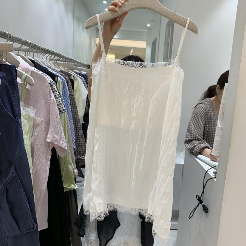 ASOME韓國直郵女裝新款熱賣26夏季時尚人氣職業吊帶背心蕾絲A.SOME吊帶/背心