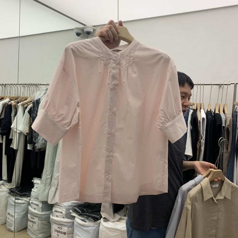 MOI-A東大門實拍韓國女裝新品熱賣職業26春夏襯衫蕾絲衫MOI-A襯衫/蕾絲衫