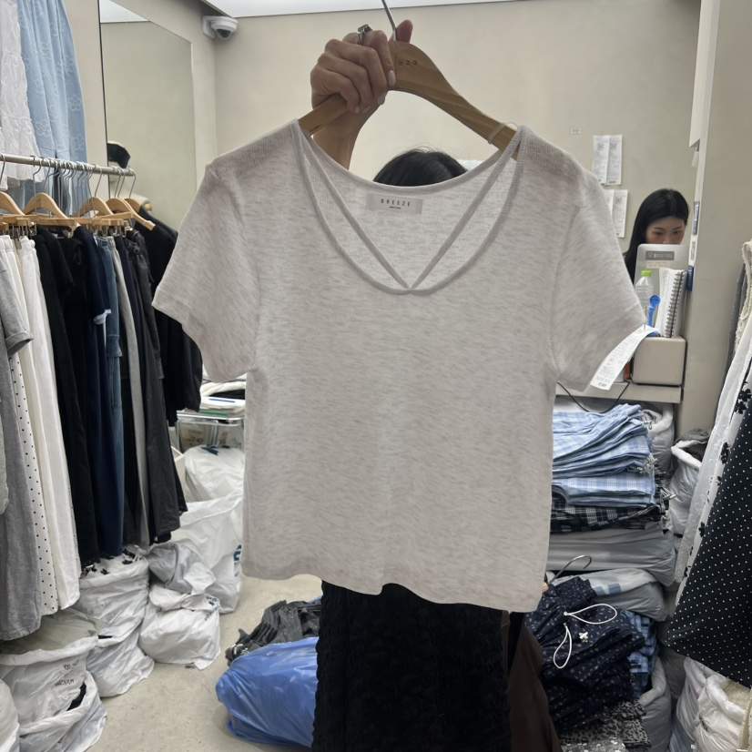 BREEZE韓國直郵實拍女士新品推薦人氣休閑職業時尚26夏季T恤BREEZET恤