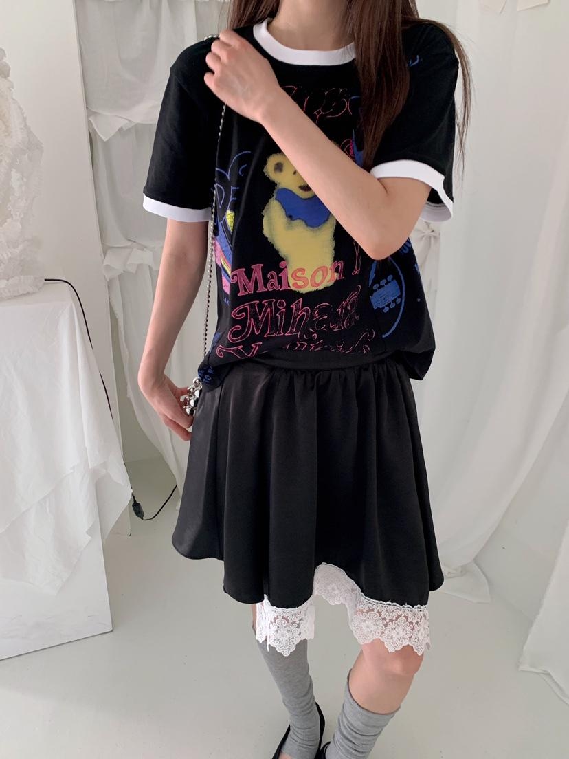 MAISONDEGLORY韓國直郵女裝新款熱賣26春夏裙褲不對稱緞面MAISON DE GLORY裙褲