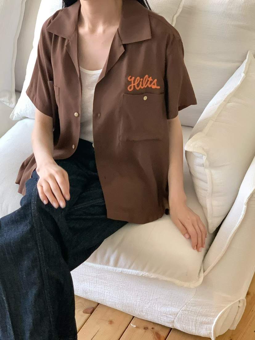 BINUS韓國東大門代購女士新品26春夏26夏季襯衫蕾絲衫刺繡BINUS襯衫/蕾絲衫