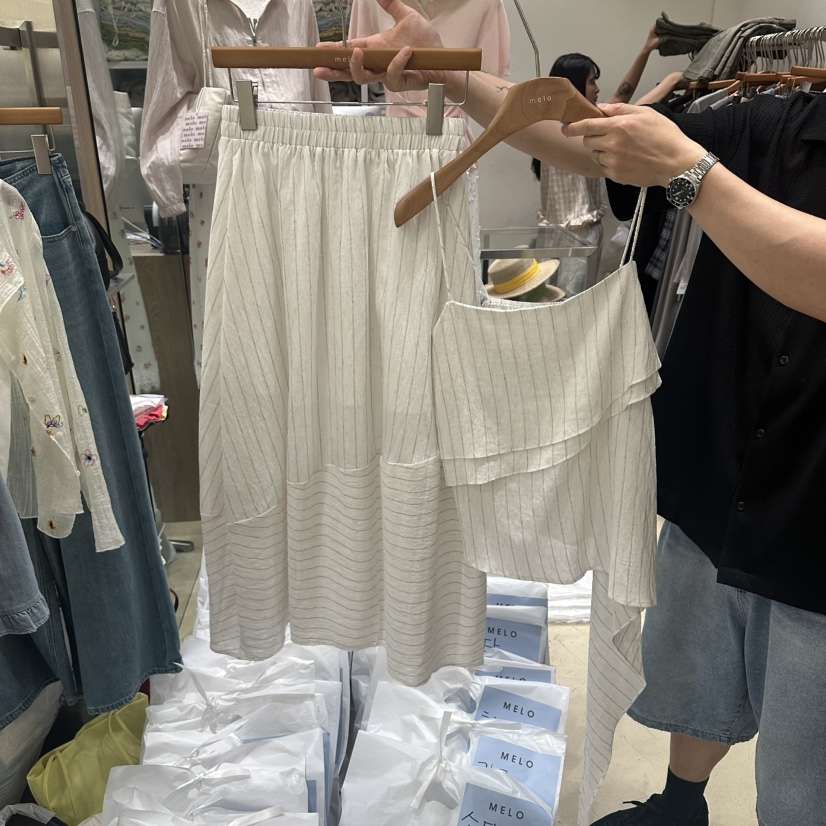 MELO韓國東大門直郵女士新品推薦職業休閑26夏季套裝兩件套MELO套裝