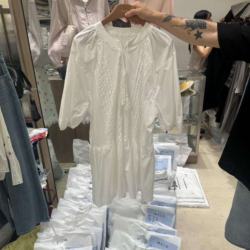 MELO韓國直郵女士新款人氣休閑時尚職業熱賣推薦26春夏連衣裙MELO連衣裙